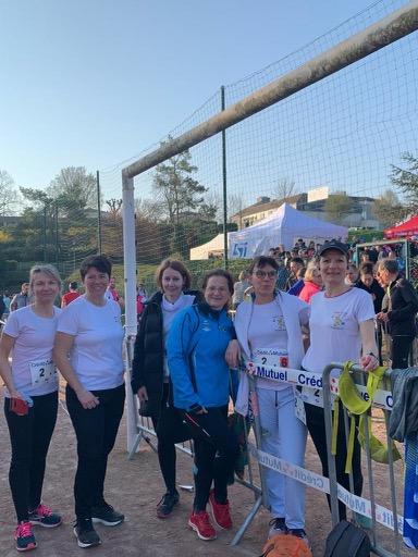 l'équipe 100% féminine à l'Ekiden de Ballan Miré