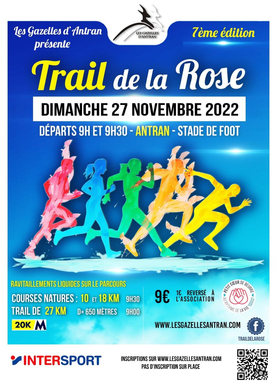 Affiche Trail de la Rose