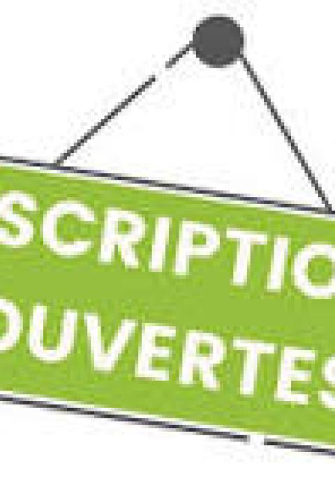 panneau inscriptions ouvertes